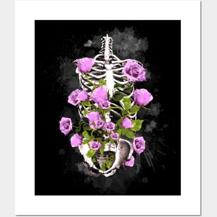 Rib Cage Floral 14 Posters and Art